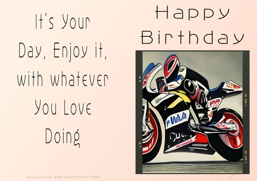 NCJP - Birthday Fantasy Motorcycle racing and Dirt Bike Racing