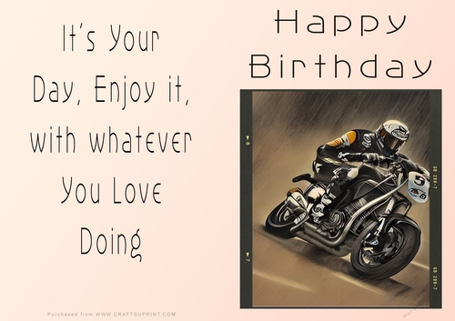 NCJP - Birthday Fantasy Motorcycle racing and Dirt Bike Racing