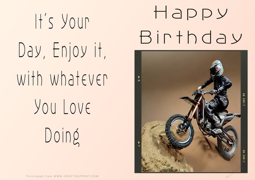 NCJP - Birthday Fantasy Motorcycle racing and Dirt Bike Racing
