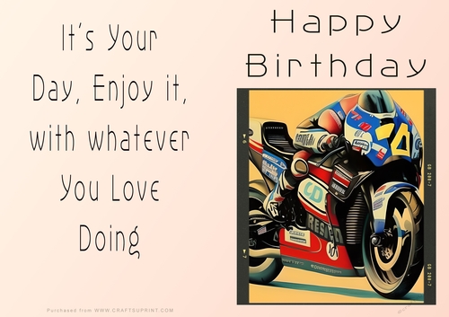 NCJP - Birthday Fantasy Motorcycle racing and Dirt Bike Racing