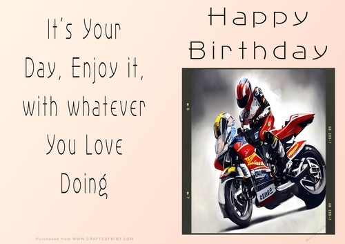 NCJP - Birthday Fantasy Motorcycle racing and Dirt Bike Racing