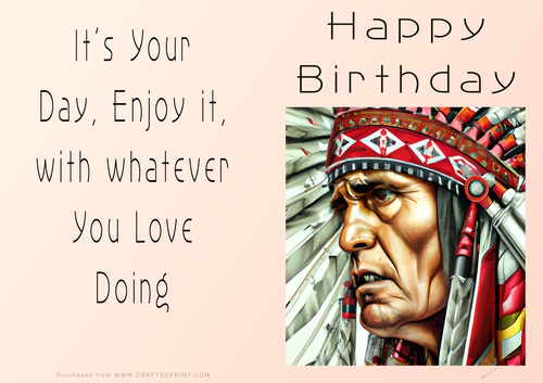 NCJP - Birthday Fantasy Red Indians