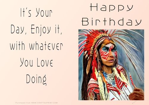 NCJP - Birthday Fantasy Red Indians