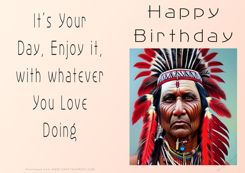 NCJP - Birthday Fantasy Red Indians
