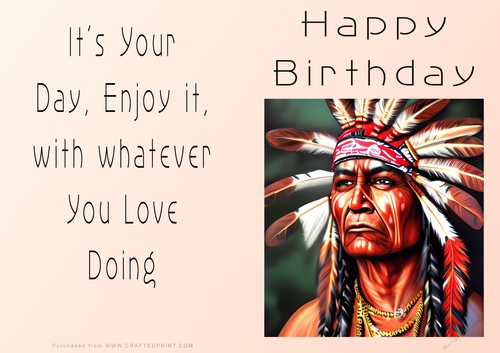 NCJP - Birthday Fantasy Red Indians