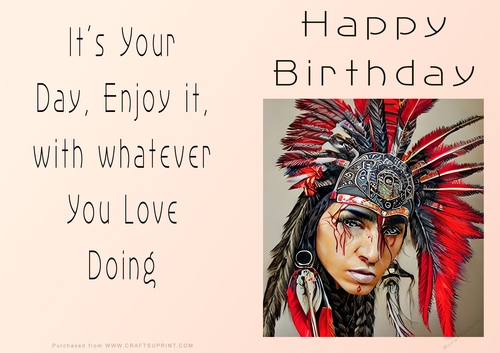 NCJP - Birthday Fantasy Red Indians