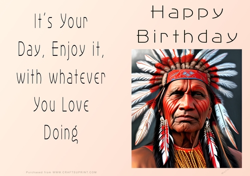 NCJP - Birthday Fantasy Red Indians