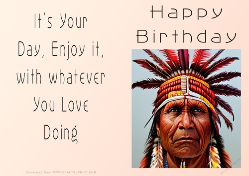 NCJP - Birthday Fantasy Red Indians