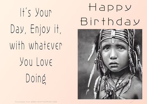 NCJP - Birthday Fantasy Red Indians