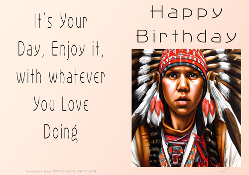 NCJP - Birthday Fantasy Red Indians