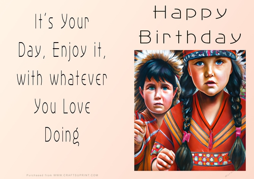 NCJP - Birthday Fantasy Red Indians