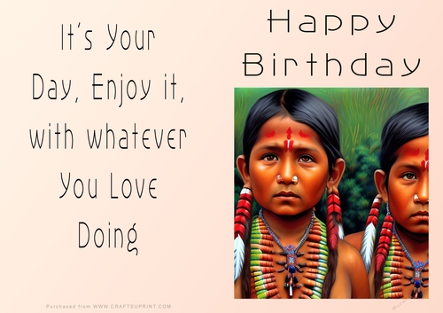 NCJP - Birthday Fantasy Red Indians