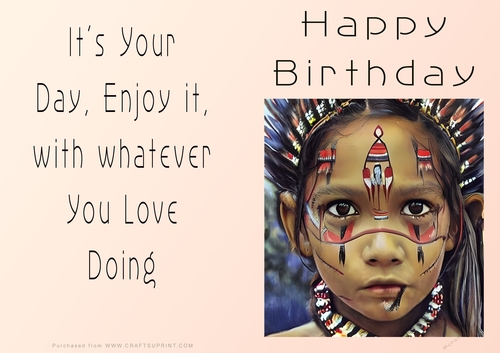 NCJP - Birthday Fantasy Red Indians