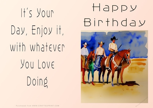 NCJP - Birthday Fantasy Cowboys