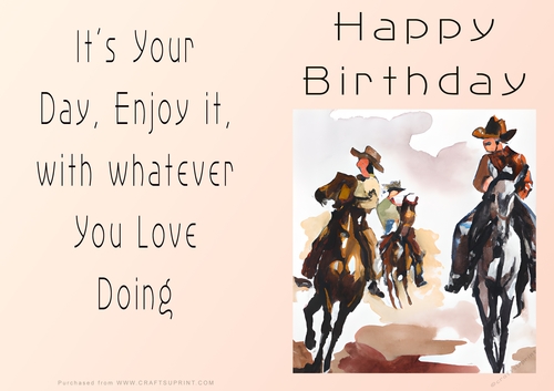 NCJP - Birthday Fantasy Cowboys