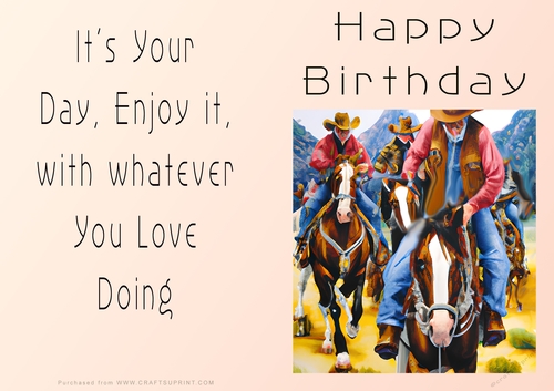 NCJP - Birthday Fantasy Cowboys
