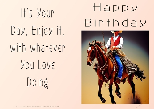 NCJP - Birthday Fantasy Cowboys
