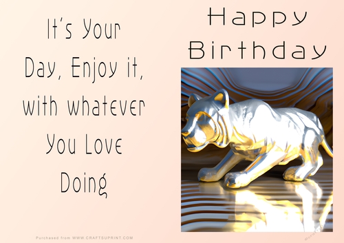 NCJP - Birthday Fantasy White Tiger
