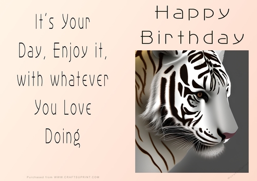 NCJP - Birthday Fantasy White Tiger