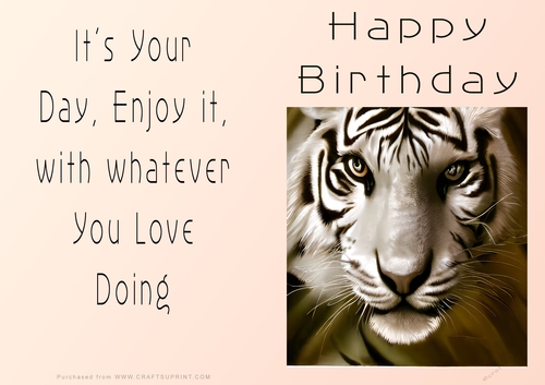NCJP - Birthday Fantasy White Tiger