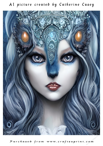 AI (Artificial Intelligence) A4 Beautiful Fantasy Picture of Stunning Fantasy Cats