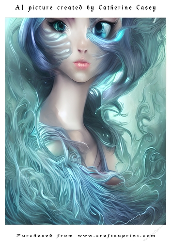 AI (Artificial Intelligence) A4 Beautiful Fantasy Picture of Stunning Fantasy Cats