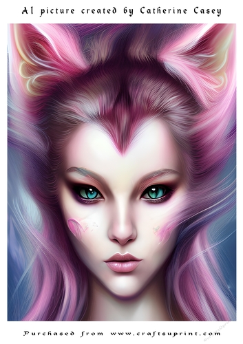 AI (Artificial Intelligence) A4 Beautiful Fantasy Picture of Stunning Fantasies