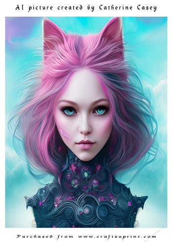 AI (Artificial Intelligence) A4 Beautiful Fantasy Picture of Stunning Fantasies