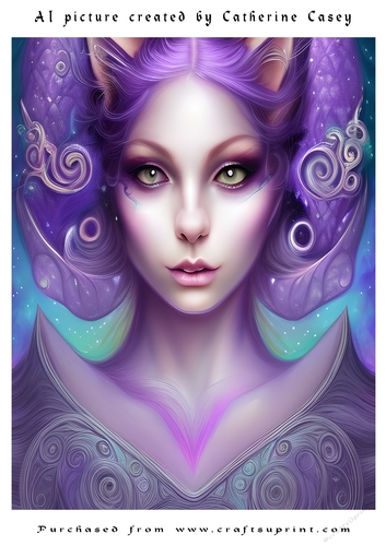 AI (Artificial Intelligence) A4 Beautiful Fantasy Picture of Stunning Fantasies