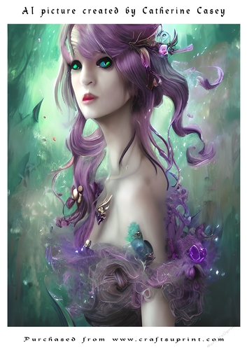 AI (Artificial Intelligence) A4 Beautiful Fantasy Picture of Stunning Fantasies