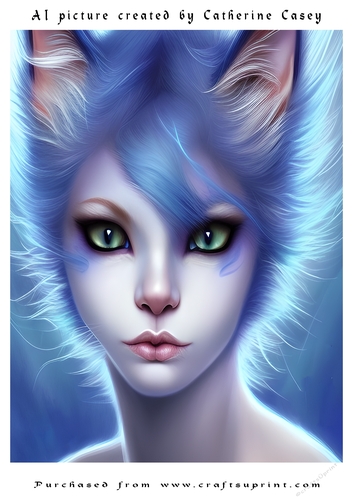 AI (Artificial Intelligence) A4 Beautiful Fantasy Picture of Stunning Fantasies