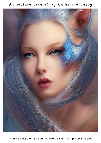 AI (Artificial Intelligence) A4 Beautiful Fantasy Picture of Stunning Fantasies