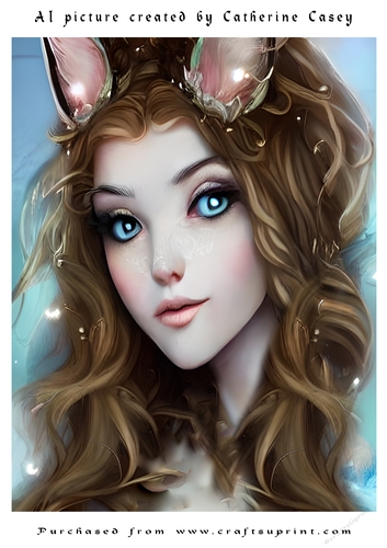 AI (Artificial Intelligence) A4 Beautiful Fantasy Picture of Stunning Fantasies