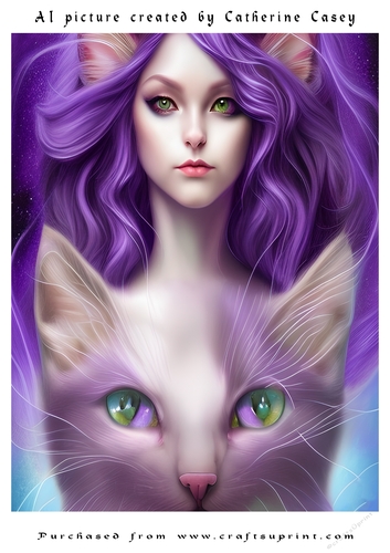 AI (Artificial Intelligence) A4 Beautiful Fantasy Picture of Stunning Fantasies