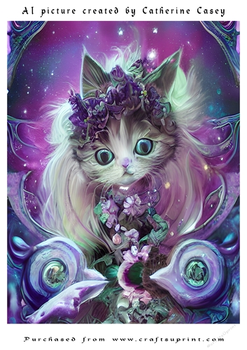AI (Artificial Intelligence) A4 Beautiful Fantasy Picture of Stunning Fantasies