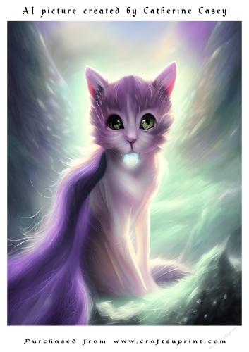 AI (Artificial Intelligence) A4 Beautiful Fantasy Picture of Stunning Fantasies