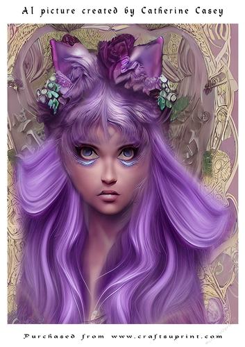 AI (Artificial Intelligence) A4 Beautiful Fantasy Picture of Stunning Fantasies