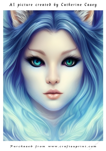 AI (Artificial Intelligence) A4 Beautiful Fantasy Picture of Stunning Fantasies