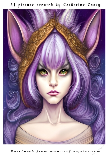 AI (Artificial Intelligence) A4 Beautiful Fantasy Picture of Stunning Fantasies