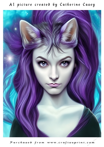 AI (Artificial Intelligence) A4 Beautiful Fantasy Picture of Stunning Fantasies