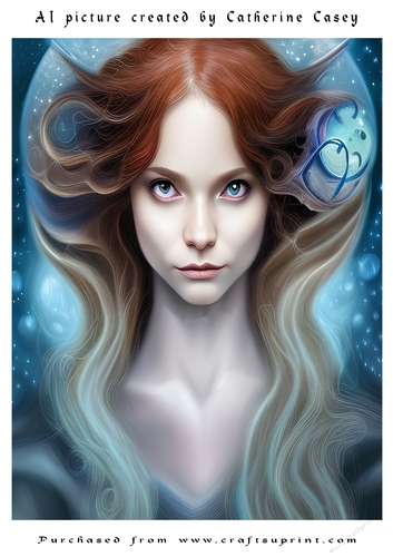 AI (Artificial Intelligence) A4 Beautiful Fantasy Picture of Stunning Fantasies