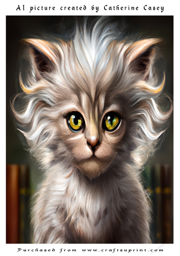 A4 Artwork, Illustration, Portrait, AI (Artificial Intelligence), Catherine Casey, Fantasy