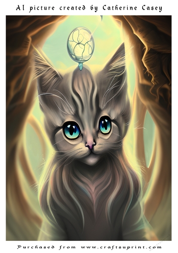 A4 Artwork, Illustration, Portrait, AI (Artificial Intelligence), Catherine Casey, Fantasy