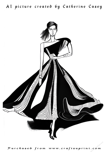 AI (Artificial Intelligence) A4 Beautiful Haute Couture Dresses