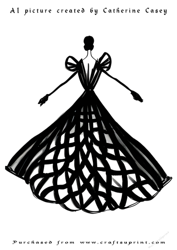 AI (Artificial Intelligence) A4 Beautiful Haute Couture Dresses
