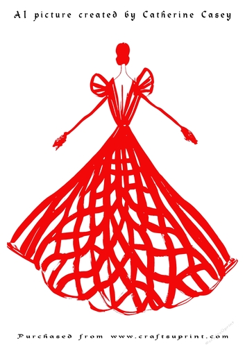 AI (Artificial Intelligence) A4 Beautiful Haute Couture Dresses