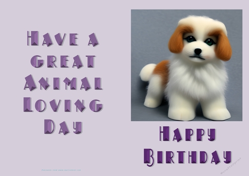 NCJP Birthday Card Animal Lover