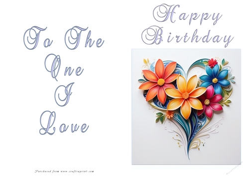 NCJP Floral Birthday Love Card ckcaid1005