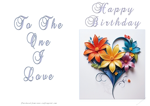 NCJP Floral Birthday Love Card ckcaid1005