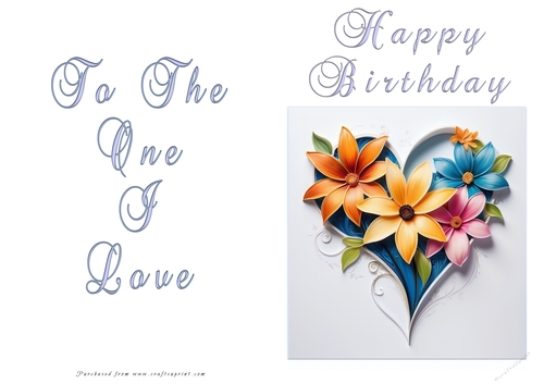 NCJP Floral Birthday Love Card ckcaid1005